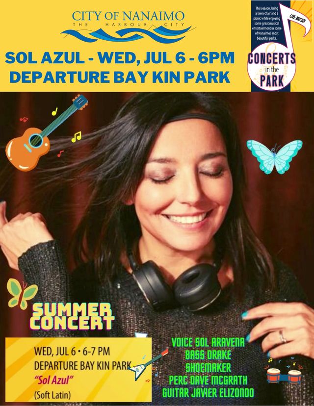 City of Nanaimo Concerts in the Park · Sol Azul · Wed, Jul 6