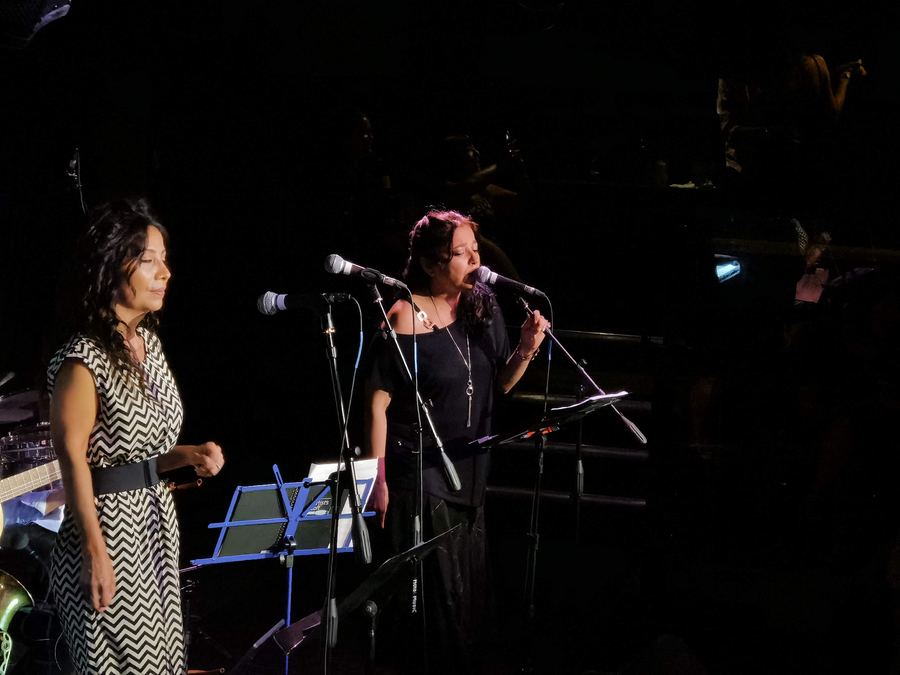 Sol Aravena singing live